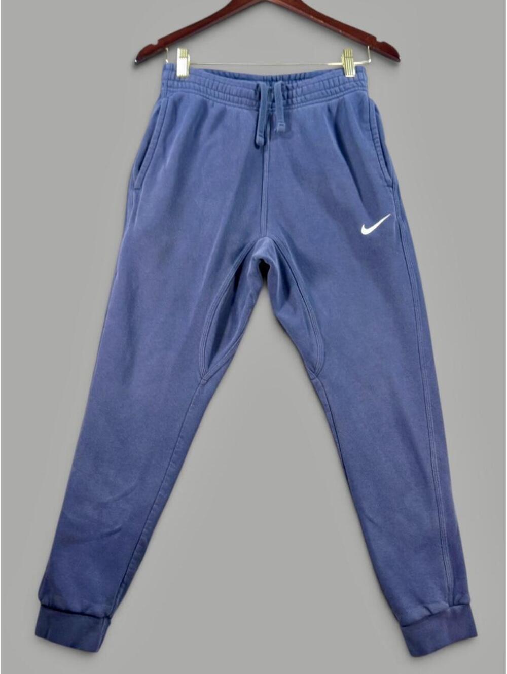 Nike Blue Fleece Joggers – Size Small